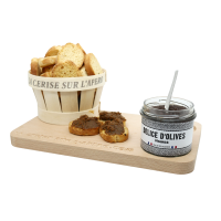 Délice d'olives noires - Lot de 12 tartinables - La Cerise sur l'Apéro