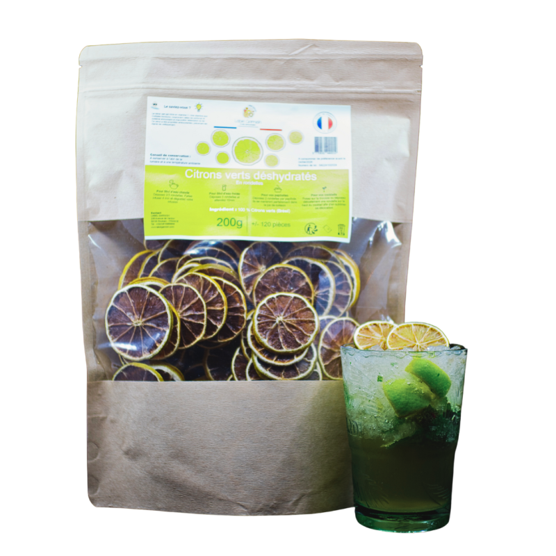 Fruits déshydratés - Citron vert 200 gr - pour les professionnels |... Fruits déshydratés - Citron vert 200 gr - pour les professionnels |...