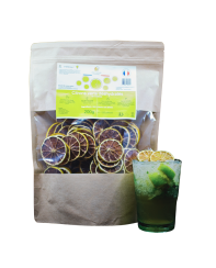 Fruits déshydratés - Citron vert 40 gr - pour les professionnels - La Cerise sur l'Apéro
