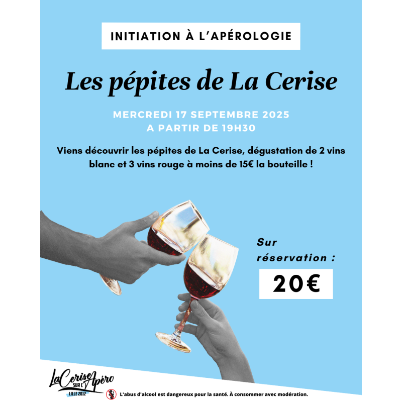 Initiation à l'Apérologie : les pépites de La Cerise - La Cerise sur l'Apéro Initiation à l'Apérologie : les pépites de La Cerise - La Cerise sur l'Apéro