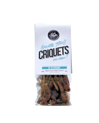 Insectes comestibles - Criquets au Sel de Guérande 10g - pour les professionnels - La Cerise sur l'Apéro