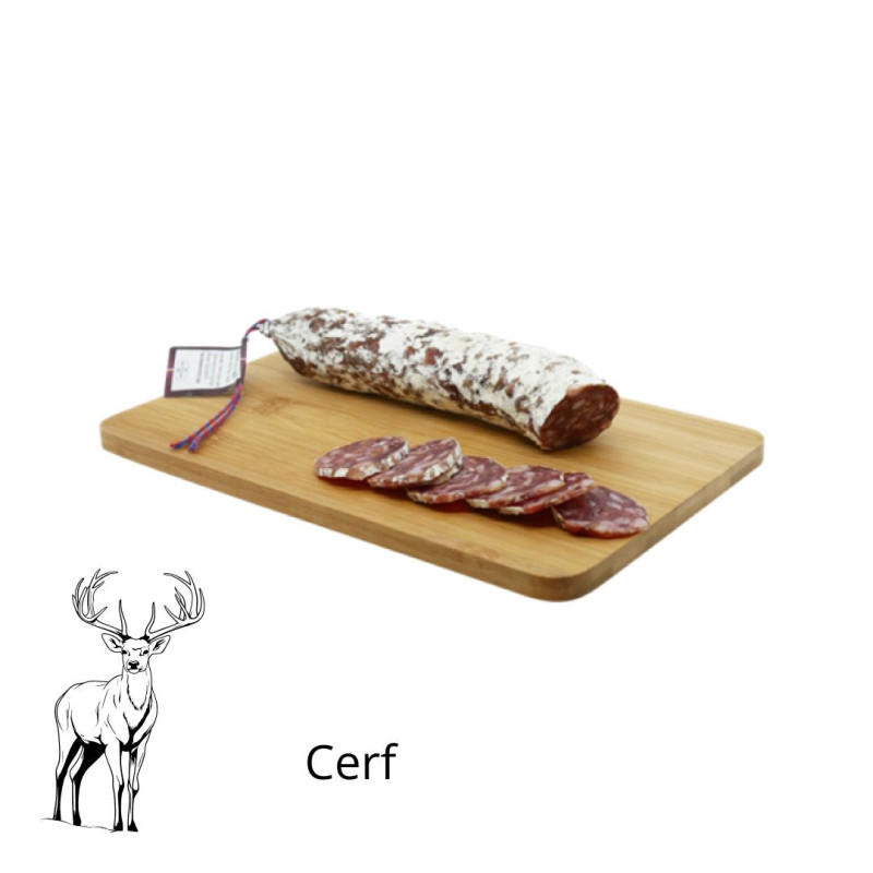 Saucisson fait en Auvergne au Cerf - pour les professionnels - La Cerise sur l'Apéro