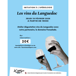 Initiation à l'Apérologie : découverte des vins du Languedoc - La Cerise sur l'Apéro