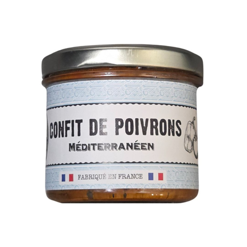 Confit de poivrons méditerranéen - La Cerise sur l'Apéro