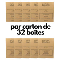 Carton de 32 boîtes de 200 pailles à Cocktails en fibre de bambou - pour les professionnels - La Cerise sur l'Apéro