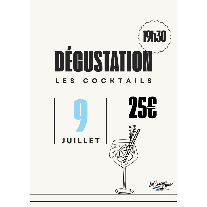 Initiation à l’Apérologie : à la découverte des cocktails - La Cerise sur l'Apéro