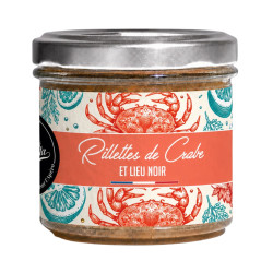 Rillettes de crabe - Lot de 12 tartinables | Poissons | La Cerise s...