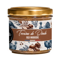 Terrine de dinde aux marrons - Lot de 12 tartinables - La Cerise sur l'Apéro