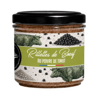 Rillettes de boeuf au poivre de Timut - La Cerise sur l'Apéro