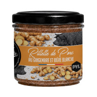 Rillettes de porc au gingembre et à la PVL Blanche - La Cerise sur l'Apéro