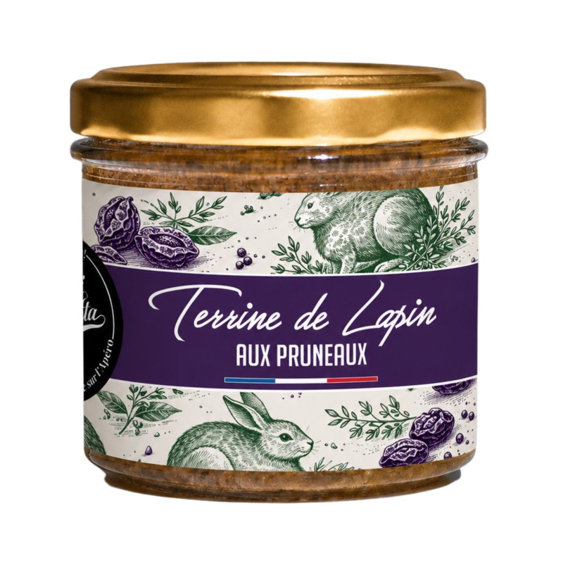 Terrine de lapin aux pruneaux - La Cerise sur l'Apéro