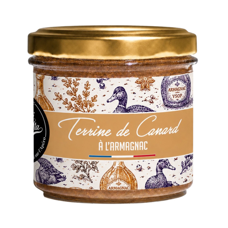 Terrine de canard à l'Armagnac - La Cerise sur l'Apéro