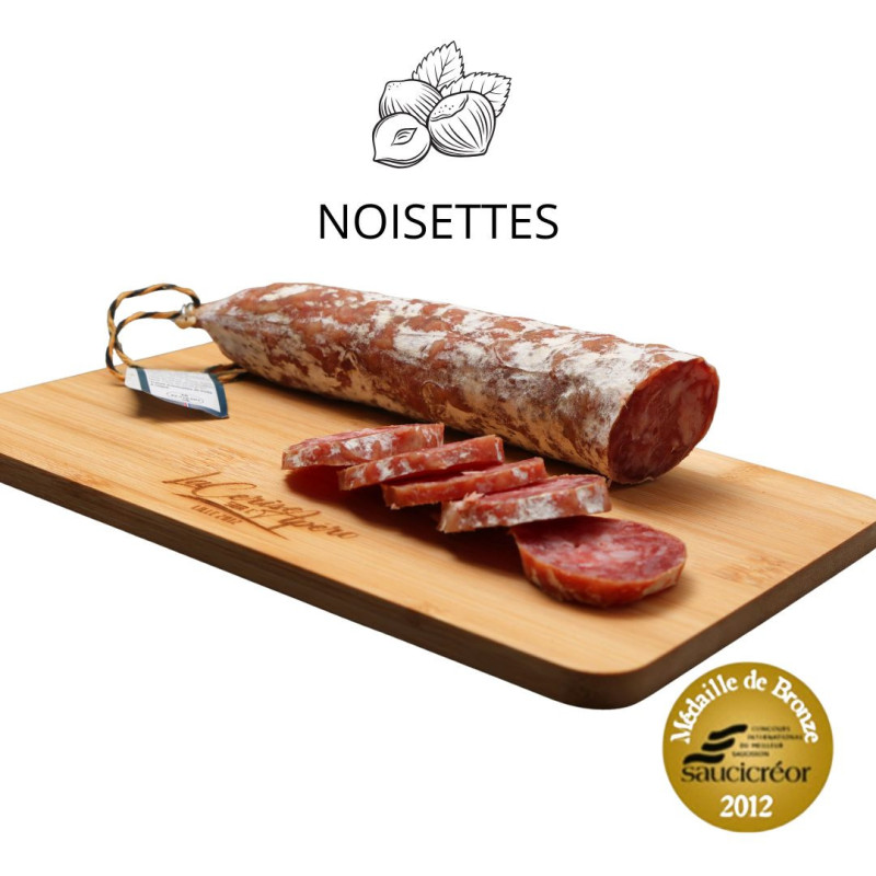 Saucisson fait en Auvergne aux Noisettes | Saucissons faits en Auve...