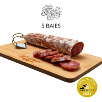 Saucisson fait en Auvergne aux 5 baies | Saucissons faits en Auverg...