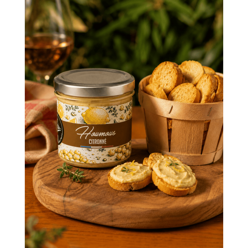 Houmous citronné - Lot de 12 tartinables - La Cerise sur l'Apéro