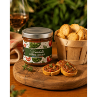 Bruschetta tomates artichaut - La Cerise sur l'Apéro