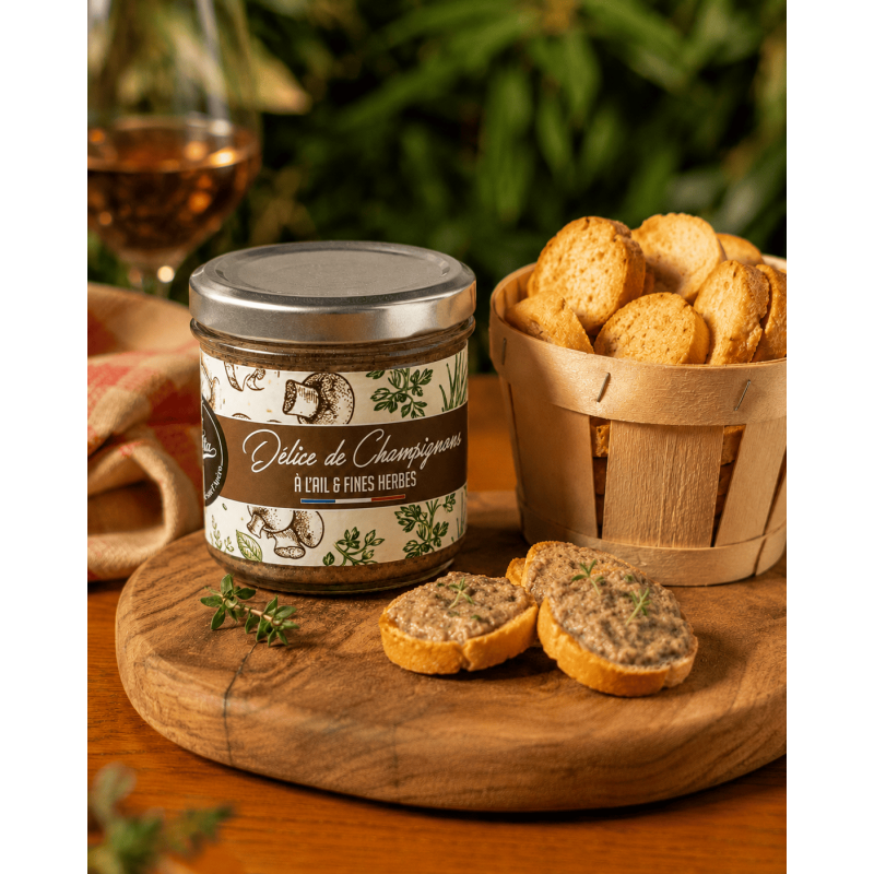 Délice de champignons - Lot de 12 tartinables - La Cerise sur l'Apéro
