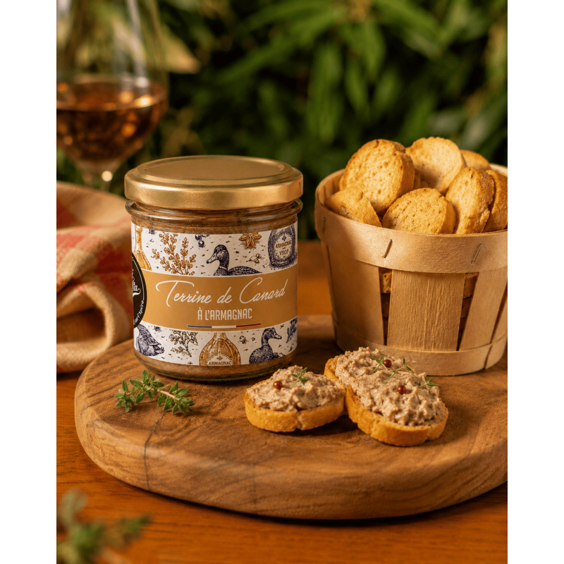 Terrine de canard à l'Armagnac - La Cerise sur l'Apéro