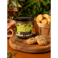 Rillettes de porc au citron combava et à la PVL Triple - Lot de 12 tartinables - La Cerise sur l'Apéro
