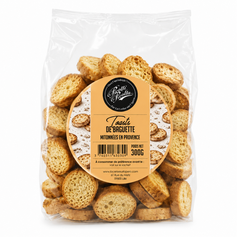 TOASTS 300G - La Cerise sur l'Apéro