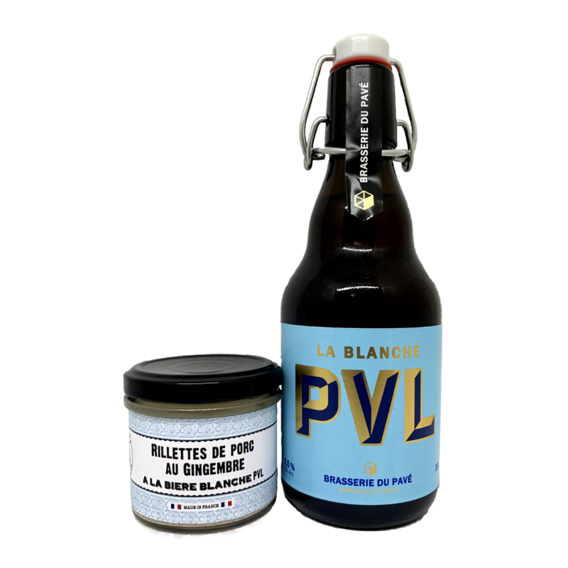 Rillettes de porc au gingembre et à la PVL Blanche - Lot de 12 tartinables - La Cerise sur l'Apéro Rillettes de porc au gingembre et à la PVL Blanche - Lot de 12 tartinables - La Cerise sur l'Apéro