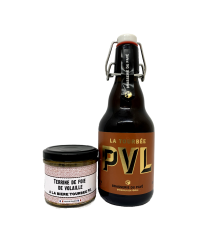 Terrine de foie de volaille et à la PVL Tourbée - Lot de 12 tartinables - La Cerise sur l'Apéro