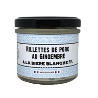 Rillettes de porc au gingembre et à la PVL Blanche - Lot de 12 tartinables - La Cerise sur l'Apéro