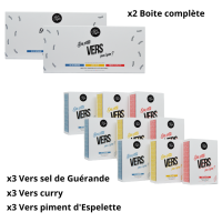 Insectes comestibles - Kit découverte vers - pour les professionnels - La Cerise sur l'Apéro