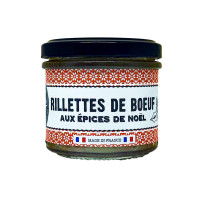 Rillettes de boeuf aux épices de Noël - Lot de 12 tartinables - La Cerise sur l'Apéro
