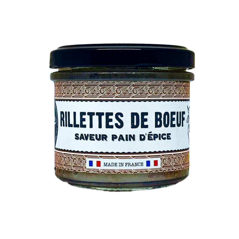 Rillettes de boeuf saveur pain d'épices - Lot de 12 tartinables - La Cerise sur l'Apéro Rillettes de boeuf saveur pain d'épices - Lot de 12 tartinables - La Cerise sur l'Apéro