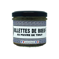 Rillettes de boeuf au poivre de Timut - Lot de 12 tartinables - La Cerise sur l'Apéro
