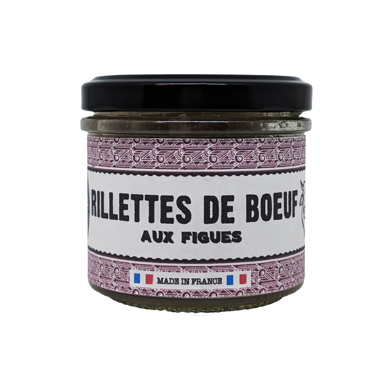 Rillettes de boeuf aux figues - Lot de 12 tartinables - La Cerise sur l'Apéro Rillettes de boeuf aux figues - Lot de 12 tartinables - La Cerise sur l'Apéro