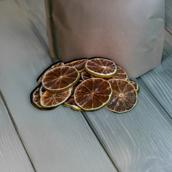 Fruits déshydratés - Citron vert 200 gr - Lot de 10 sachets - La Cerise sur l'Apéro