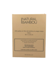 Boîte de 200 pailles à Cocktails en fibre de bambou - pour les professionnels - La Cerise sur l'Apéro