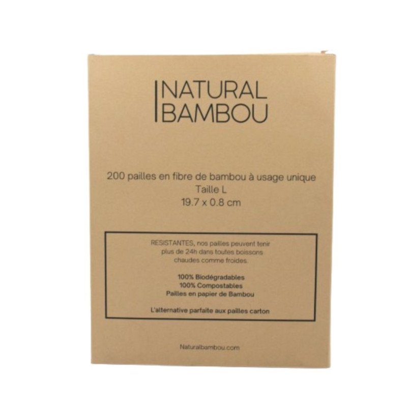 Carton de 32 boîtes de 200 pailles à Cocktails en fibre de bambou - pour les professionnels - La Cerise sur l'Apéro Carton de 32 boîtes de 200 pailles à Cocktails en fibre de bambou - pour les professionnels - La Cerise sur l'Apéro