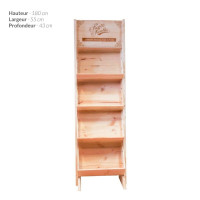 Présentoir à Tartinables en bois - La Cerise sur l'Apéro