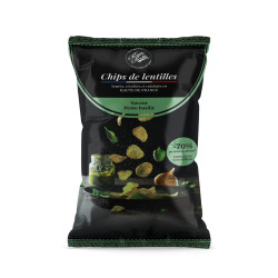 Chips de lentilles Pesto basilic - La Cerise sur l'Apéro