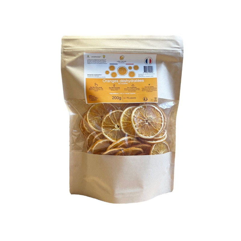 Fruits déshydratés - Orange 200 gr - La Cerise sur l'Apéro Fruits déshydratés - Orange 200 gr - La Cerise sur l'Apéro