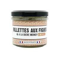 Rillettes à la figue et à la bière Mongy ambrée - Lot de 12 tartinables - La Cerise sur l'Apéro