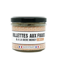 Rillettes à la figue et à la bière Mongy ambrée - Lot de 12 tartinables - La Cerise sur l'Apéro