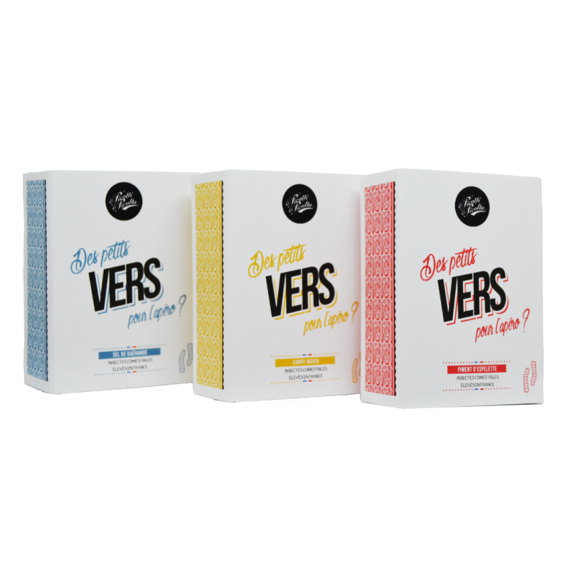 Insectes comestibles - Vers au Piment d'Espelette - La Cerise sur l'Apéro Insectes comestibles - Vers au Piment d'Espelette - La Cerise sur l'Apéro