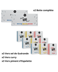 Insectes comestibles - Kit découverte Vers - La Cerise sur l'Apéro