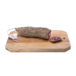 Saucisson fait en Auvergne au Poivre - La Cerise sur l'Apéro