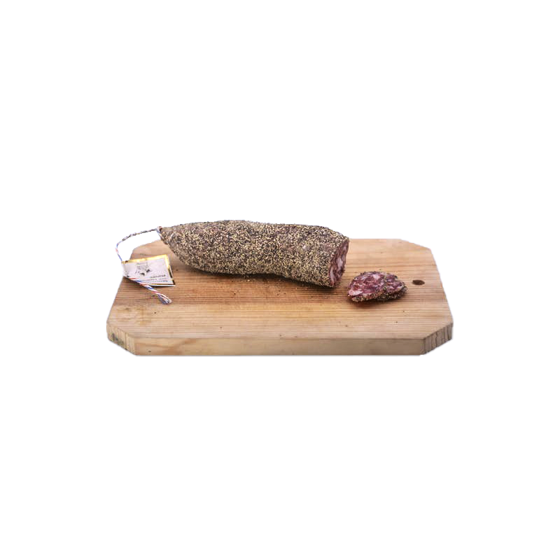 Saucisson fait en Auvergne au Poivre - La Cerise sur l'Apéro Saucisson fait en Auvergne au Poivre - La Cerise sur l'Apéro