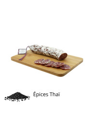 Saucisson fait en Auvergne aux épices Thaï - La Cerise sur l'Apéro