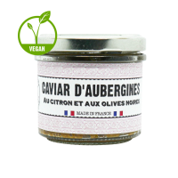 Caviar d'aubergines au citron et olives noires - La Cerise sur l'Apéro