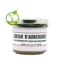 Caviar d'aubergines au citron et olives noires - La Cerise sur l'Apéro