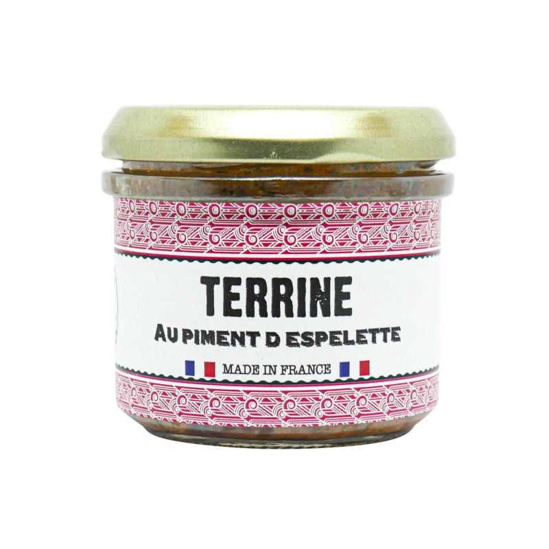 Terrine au piment d'espelette - La Cerise sur l'Apéro Terrine au piment d'espelette - La Cerise sur l'Apéro