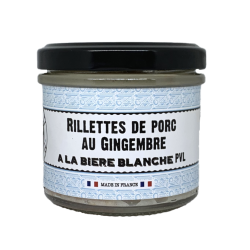 Rillettes de porc au gingembre et à la PVL Blanche - La Cerise sur l'Apéro
