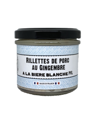 Rillettes de porc au gingembre et à la PVL Blanche - La Cerise sur l'Apéro